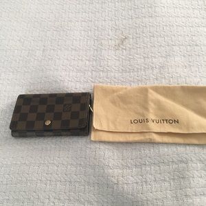 Louis Vuitton Damier Ebene Porte Tresor wallet